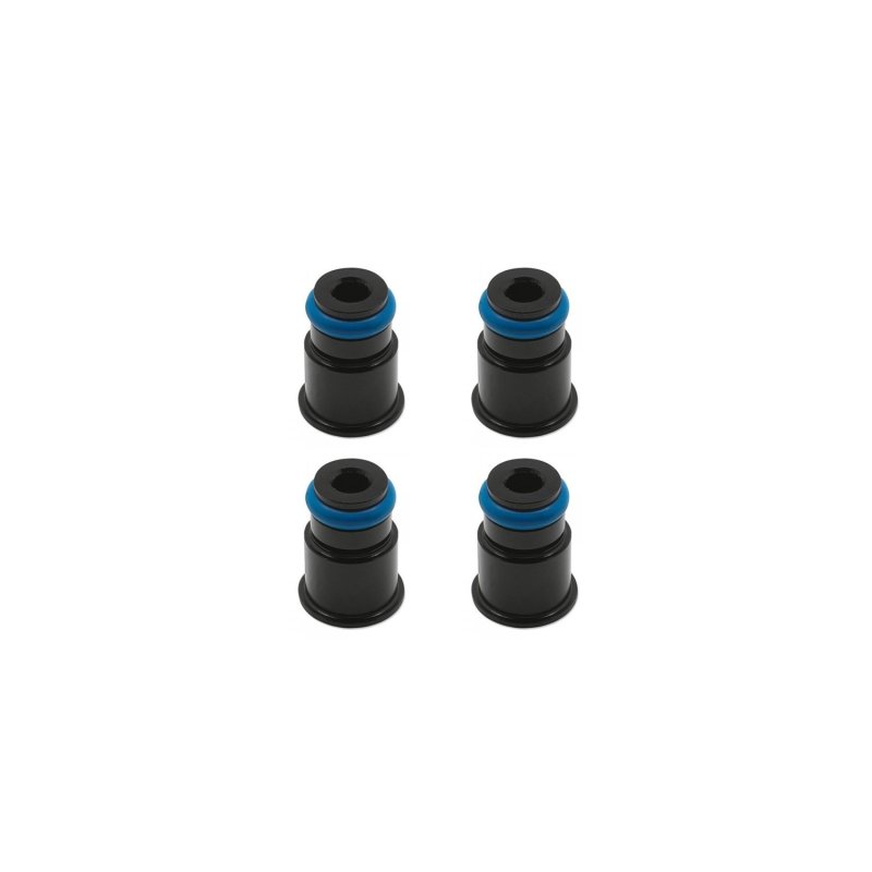 BLOX Racing 11mm Adapter Top (1/2in) w/Viton O-Ring & Retaining Clip (Set of 4) - BXEF-AT-11S-4