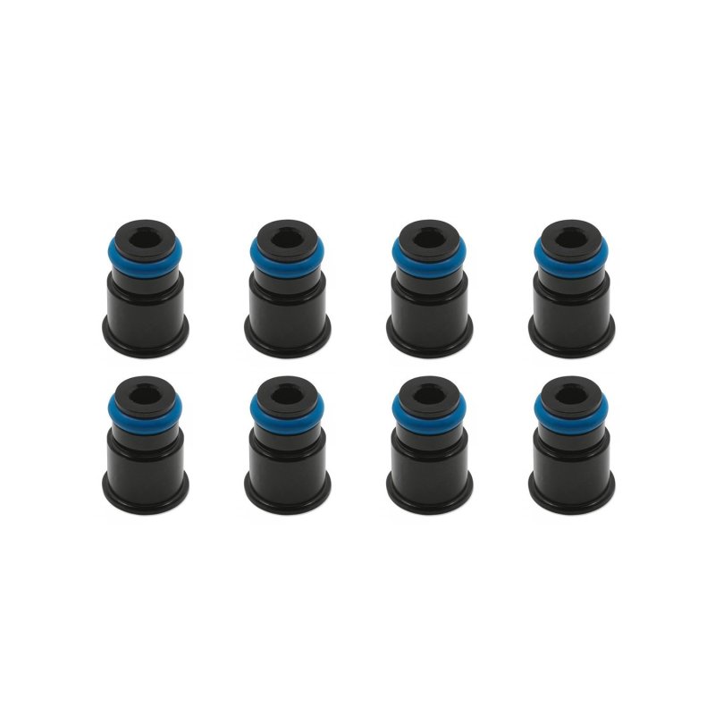 BLOX Racing 11mm Adapter Top (1/2in) w/Viton O-Ring & Retaining Clip (Set of 8) - BXEF-AT-11S-8