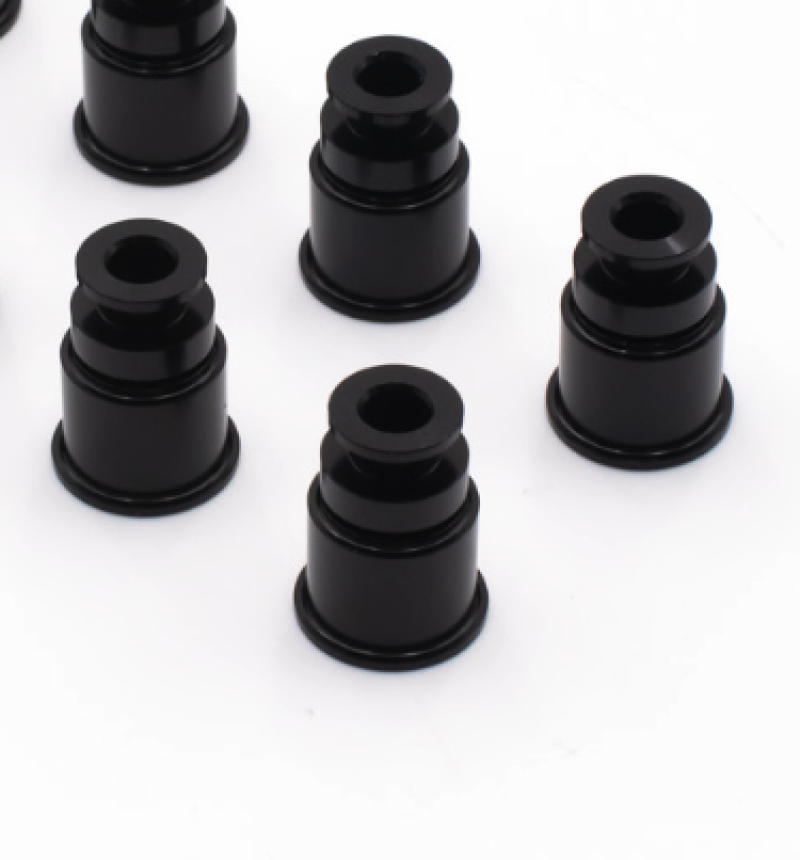 BLOX Racing 14mm Adapter Top (1/2in) w/Viton O-Ring & Retaining Clip (Set of 4) - BXEF-AT-14S-4