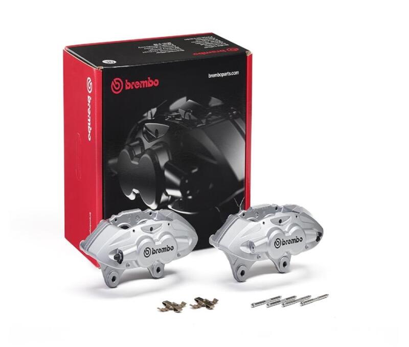 Brembo OE Front Hydraulic X-Style Brake Caliper - Silver - FALE42