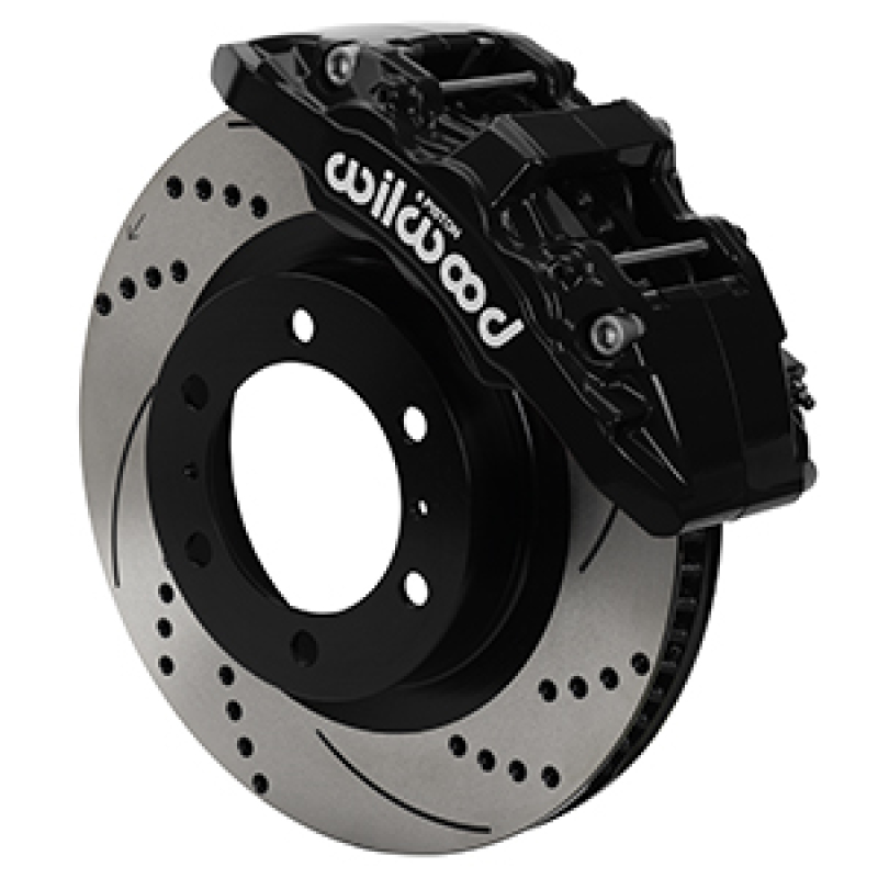 Wilwood - 15-21 Toyota Tacoma Aero6-DM SRP Front Brake Kit GT Vented 13.31 Rotor W/Lines - 140-17511-D