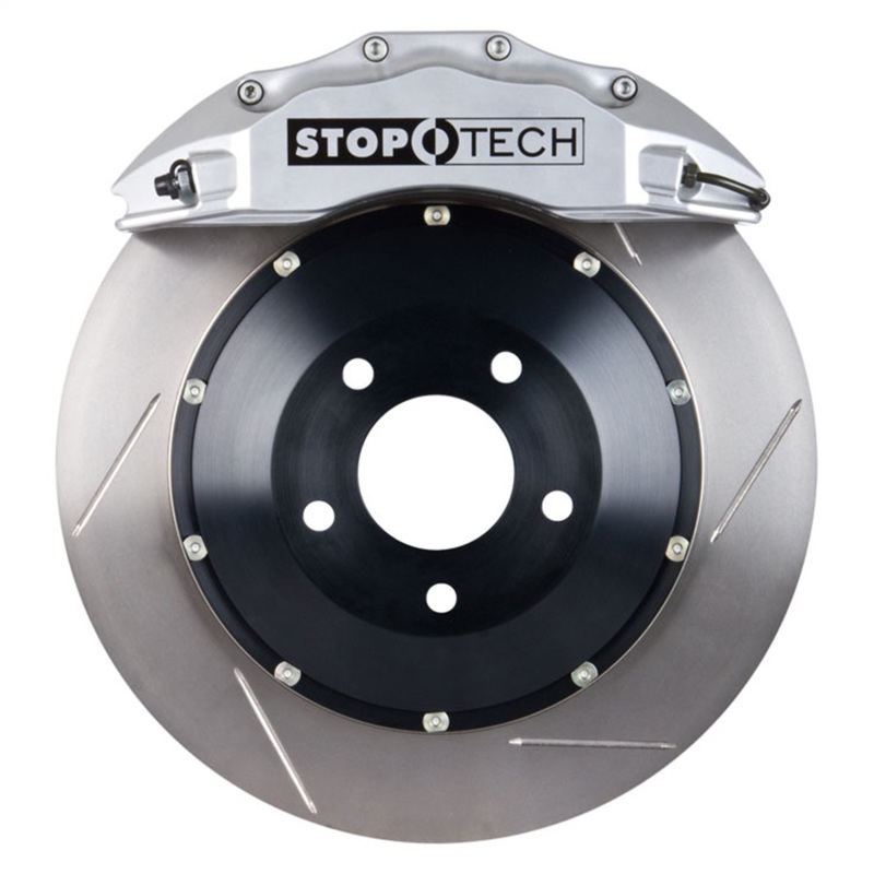 StopTech BBK 5/93-98 Supra / 92-00 Lexus SC300/SC400 Front Silver ST-60 Calipers 355x32 Slotted Roto - 83.857.6700.61