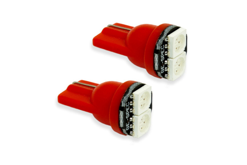 Diode Dynamics 194 LED Bulb SMD2 LED - Red (Pair) - DD0036P