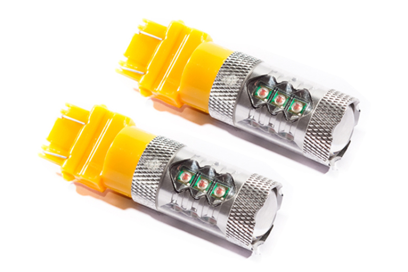 Diode Dynamics 3157 LED Bulb XP80 LED - Amber (Pair) - DD0058P