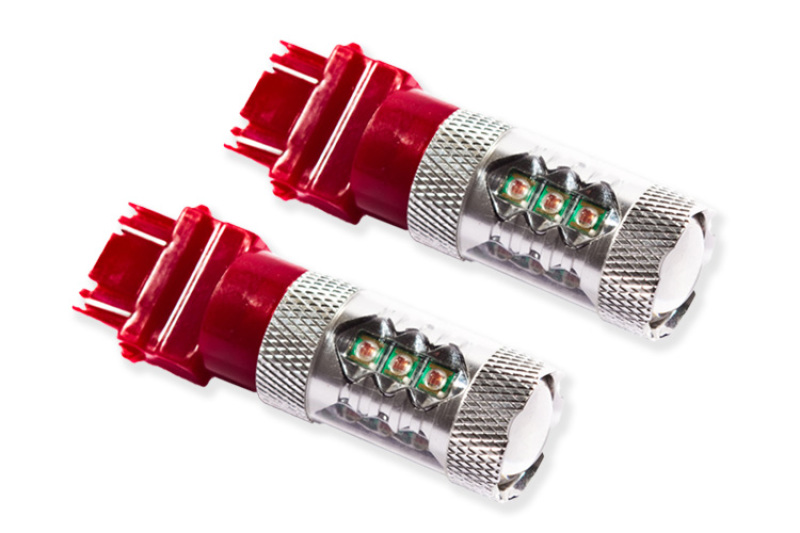 Diode Dynamics 3157 LED Bulb XP80 LED - Red (Pair) - DD0059P