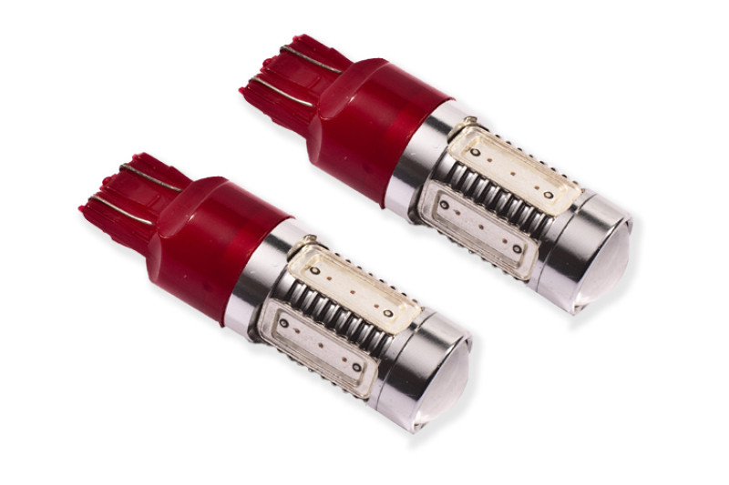 Diode Dynamics 7443 LED Bulb HP11 LED - Red (Pair) - DD0108P