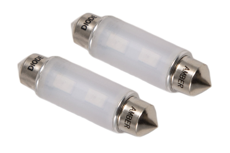 Diode Dynamics 41mm HP6 LED Bulb - Amber (Pair) - DD0316P