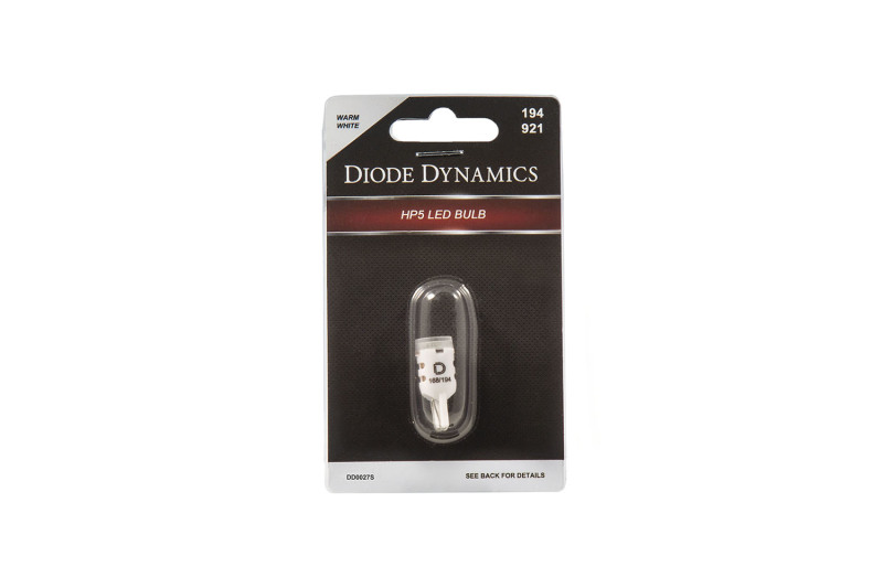 Diode Dynamics 194 LED Bulb HP5 LED Warm - White Short (Single) - DD0334S