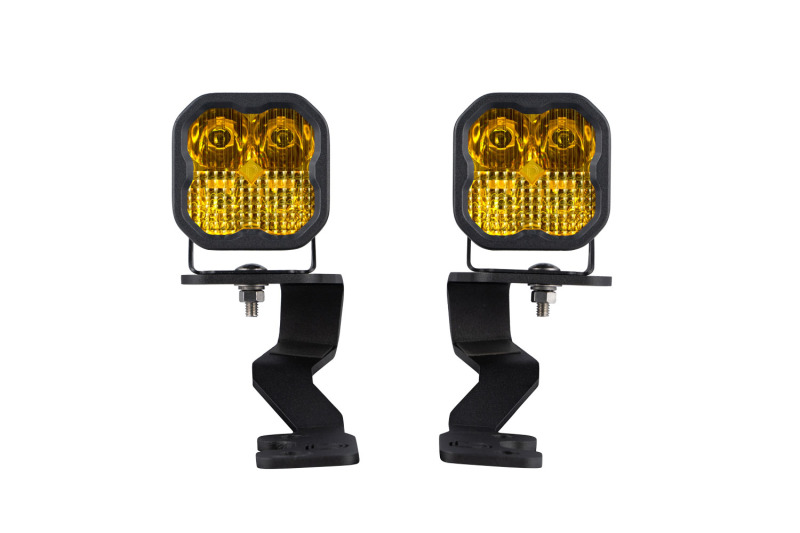 Diode Dynamics 2022 Toyota Tundra SS3 Pro Stage Series Ditch Light Kit - Yellow Combo - DD7396