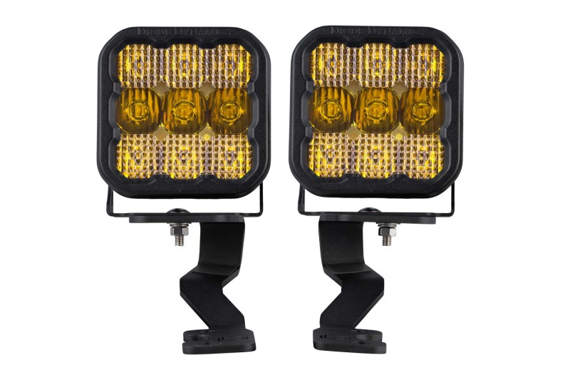 Diode Dynamics 2022 Toyota Tundra SS5 Sport Stage Series Ditch Light Kit - Yellow Combo - DD7398