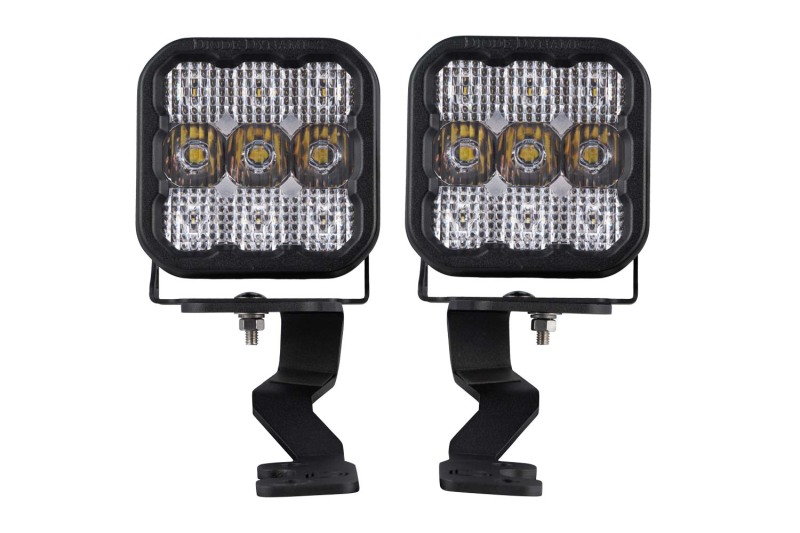 Diode Dynamics 2022 Toyota Tundra SS5 Pro Stage Series Ditch Light Kit - White Combo - DD7399