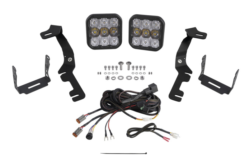 Diode Dynamics Stage Series Ditch Light Kit for 2019-Present Ram SS5 - Pro White Combo - DD7605