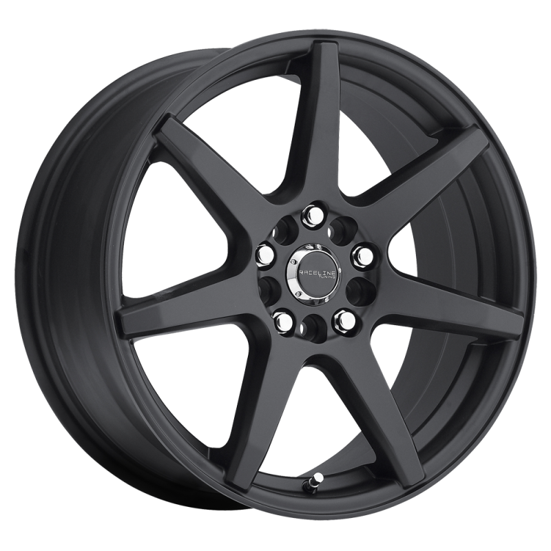 Raceline 131B Evo 17x7.5in / 4x100/4x108 BP / 40mm Offset / 72.62mm Bore - Satin Black Wheel - 131B-77582+40