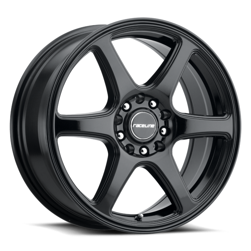 Raceline 146B Matrix 18x8in / 5x112/5x120 BP / 40mm Offset / 74.1mm Bore - Gloss Black Wheel - 146B-88091+40
