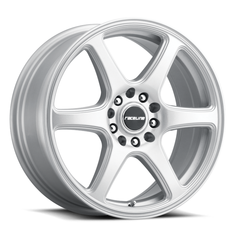 Raceline 146S Matrix 18x8in / 5x112/5x120 BP / 40mm Offset / 74.1mm Bore - Gloss Silver Wheel - 146S-88091+40