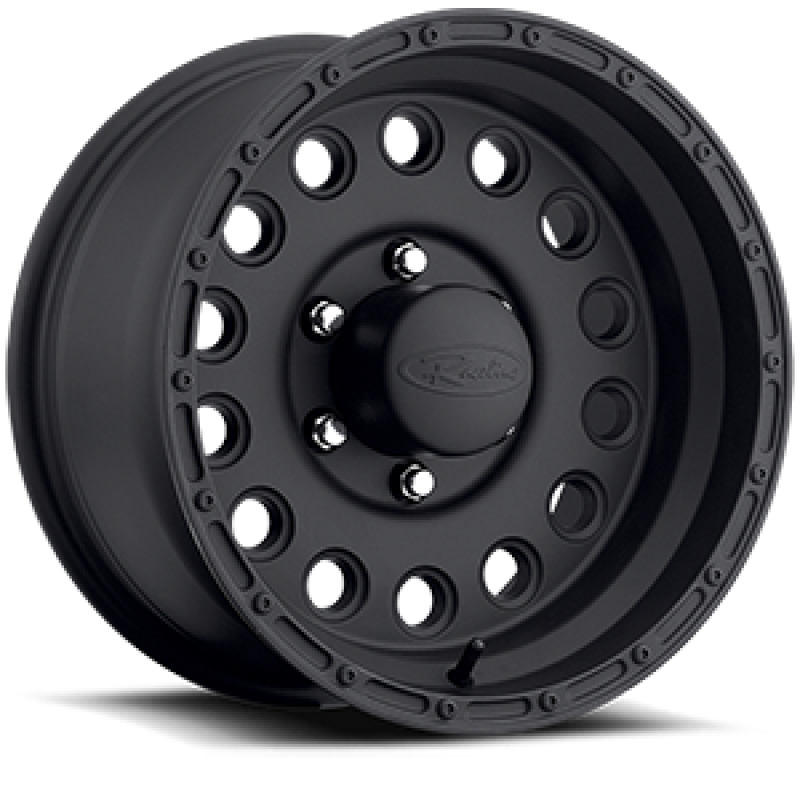 Raceline 887B Rock Crusher 16x8in / 6x139.7 BP / -20mm Offset / 107.95mm Bore - Satin Black Wheel - 887B-68060