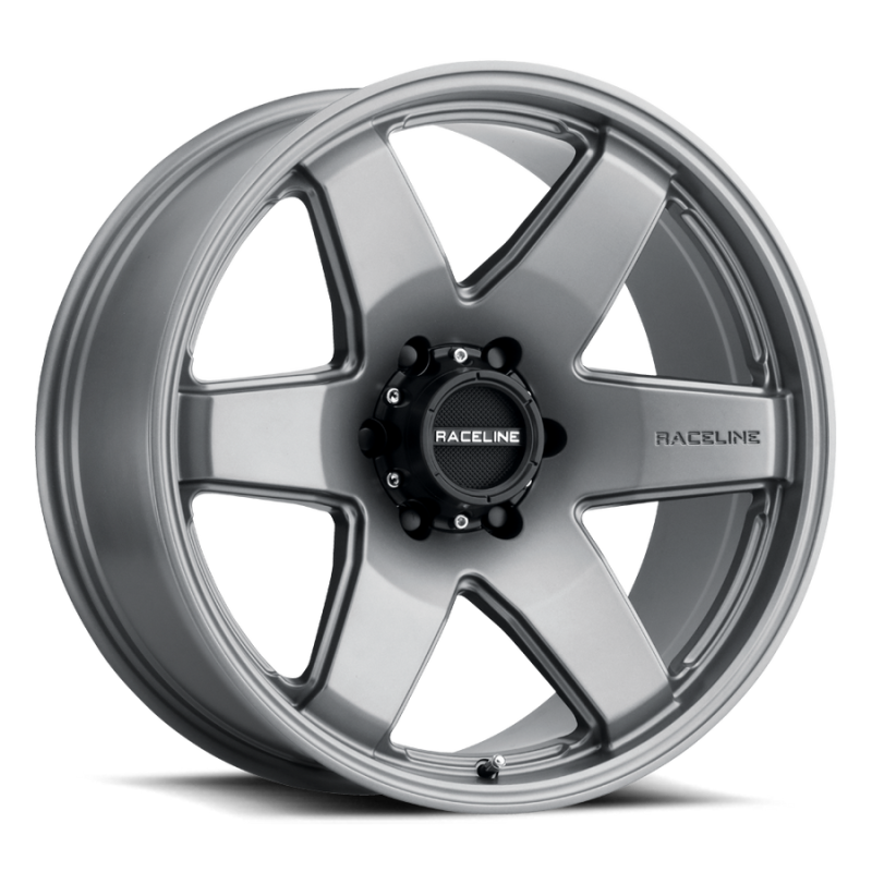 Raceline 942GS Addict 18x9in / 6x120 BP / 12mm Offset / 67.1mm Bore - Greystone Wheel - 942GS-89062+12
