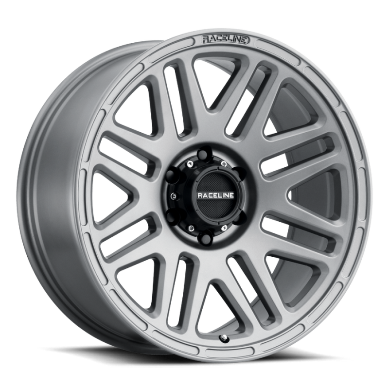 Raceline 944GS Outlander 17x8.5in / 5x139.7 BP / 18mm Offset / 106.5mm Bore - Greystone Wheel - 944GS-78555+18
