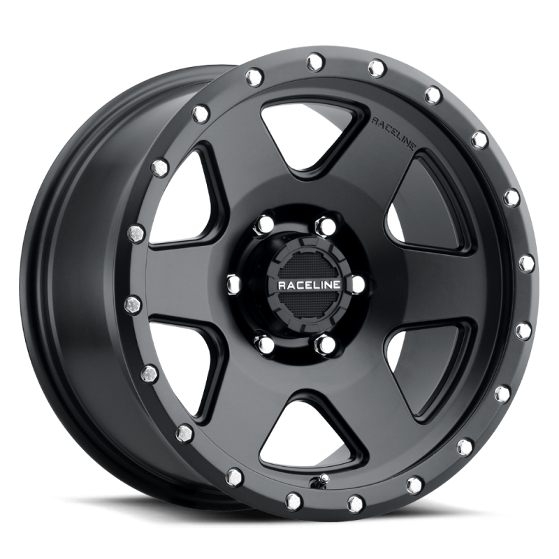 Raceline 946B Boost 18x8in / 5x114.3 BP / 35mm Offset / 72.62mm Bore - Satin Black Wheel - 946B-88012+35