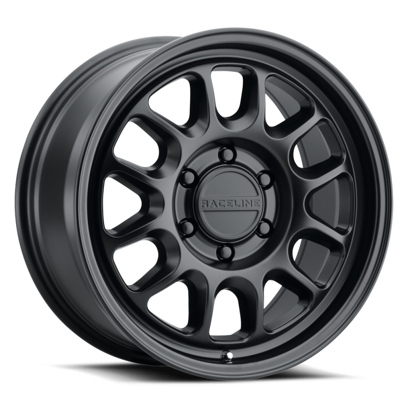 Raceline 958B Rogue 16x8in / 6x139.7 BP / 0mm Offset / 106.1mm Bore - Satin Black Wheel - 958B-68060-00