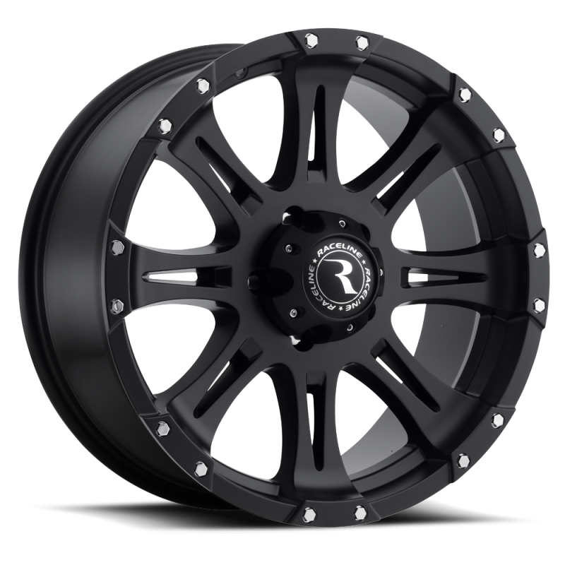 Raceline 981 Raptor 20x9in / 6x139.7 BP / 0mm Offset / 106.1mm Bore - Satin Black Wheel - 981-29060-00