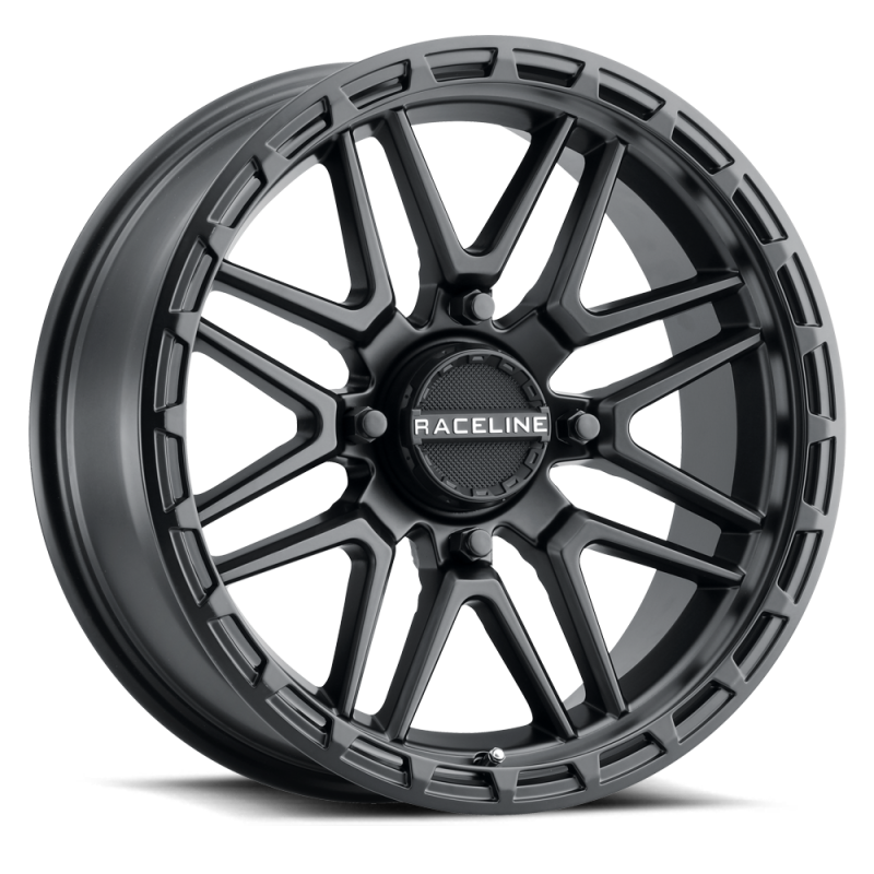 Raceline A11B Krank-Xl 20x7in / 4x156 BP / 0mm Offset / 132.5mm Bore - Satin Black Wheel - A11B-20756-00