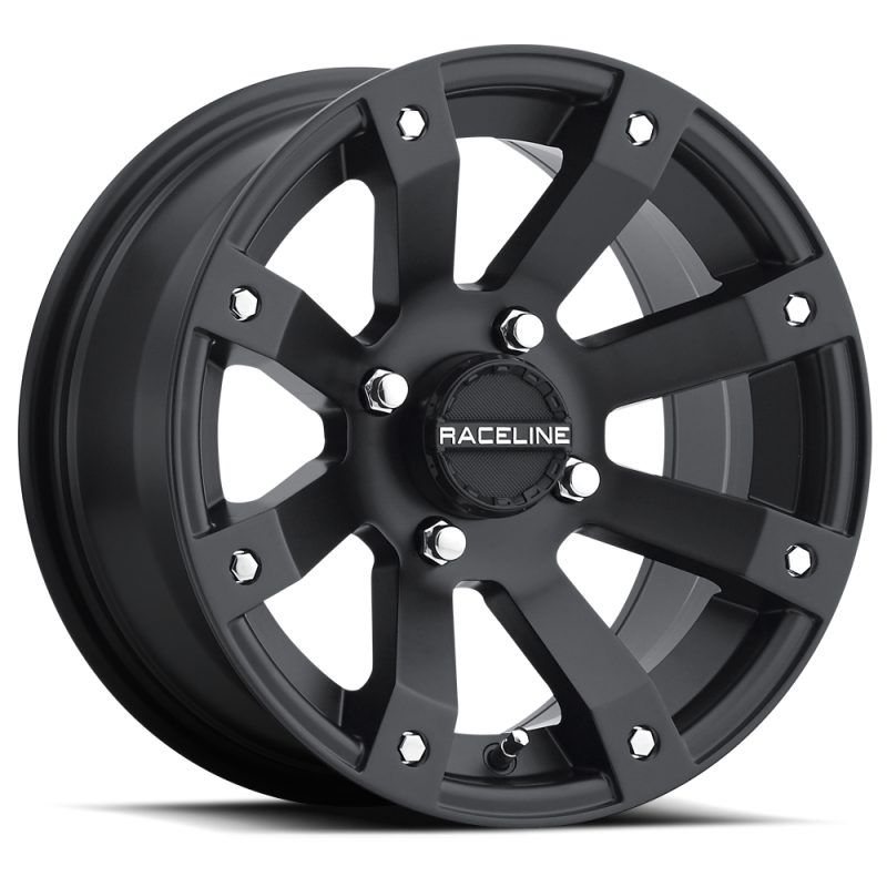 Raceline A79 Scorpion 14x7in / 4x156 BP / 5mm Offset / 132.5mm Bore - Satin Black Wheel - A7947056-43