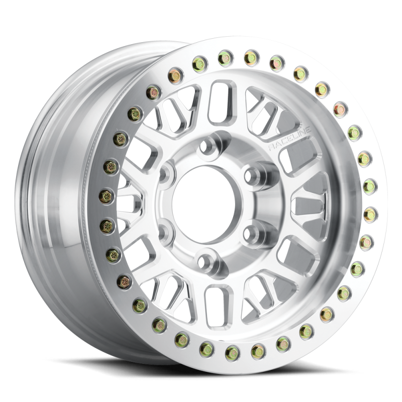 Raceline RT951F Ryno 17x9in / 5x127 BP / 25mm Offset / 83.82mm Bore - Machined Beadlock Wheel - RT951F-79050+25