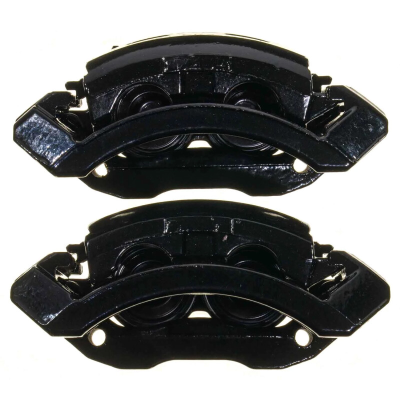 Power Stop 02-05 Dodge Ram 1500 Front Black Caliper w/Bracket - Pair - S4832BLK