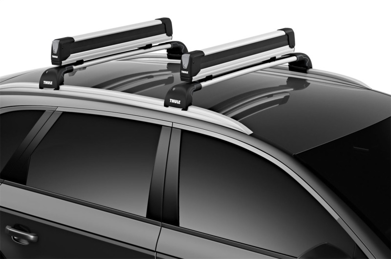 Thule SnowPack Extender Slide-out Ski/Snowboard Rack (Up to 6 Pair Skis/4 Snowboards) - Black/Silver - 732501