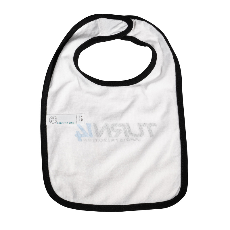 Turn 14 Distribution Baby Bib - White - C9900