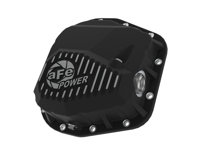 aFe 97-23 Ford F-150 Pro Series Rear Differential Cover Black w/ Machined Fins - 46-71320B