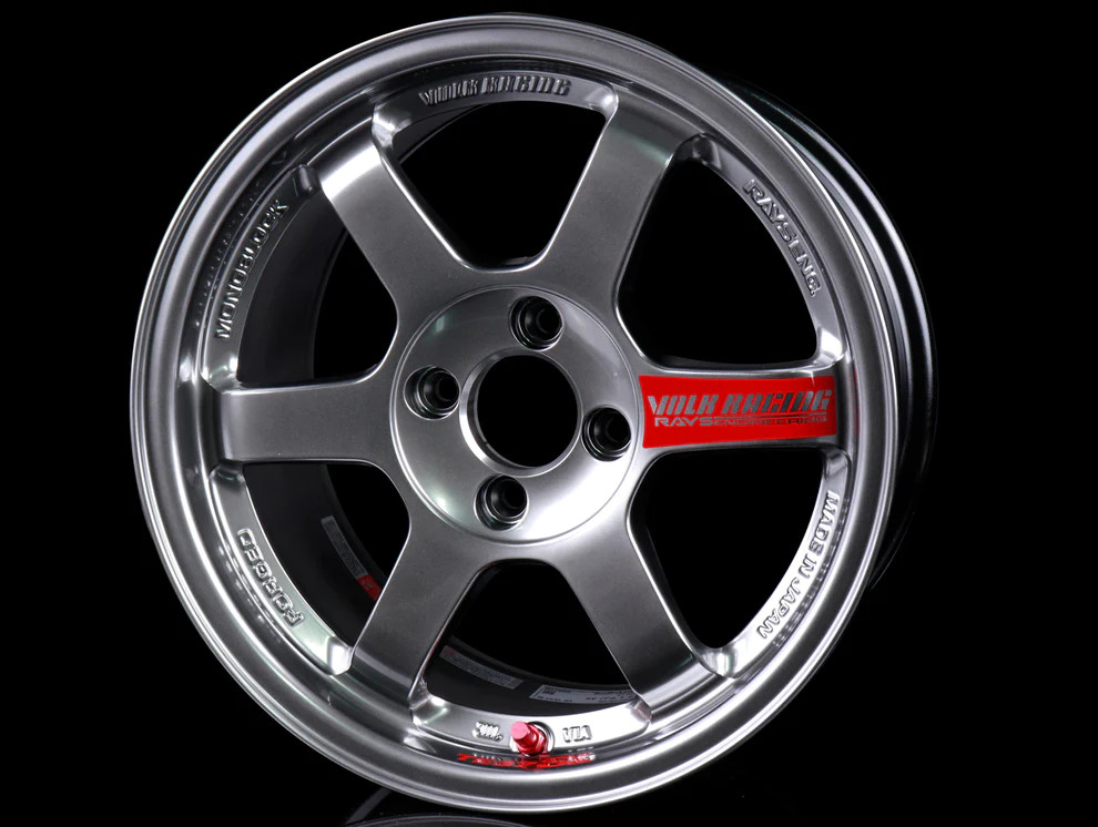 VOLK TE37SL 15X8.0 +35 4-100 FORMULA SILVER