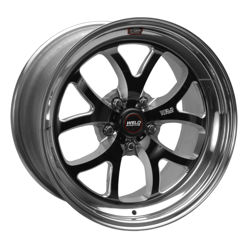 Weld S76 18x7 / 5x4.75 BP / 3.6in. BS Black Wheel (High Pad) - Non-Beadlock - 76HB8070B36A