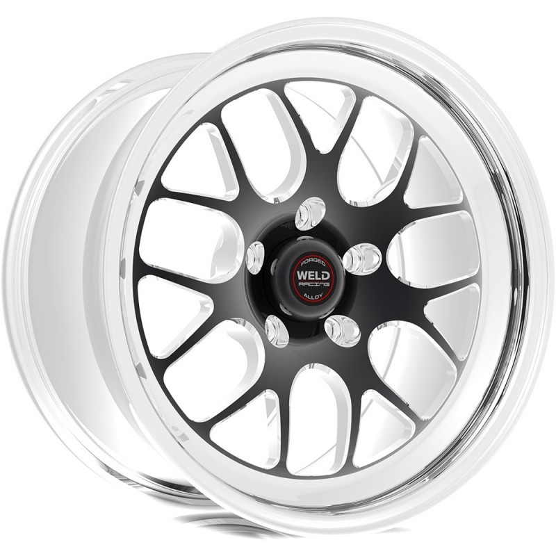 Weld S77 17x5 / 6x5.5 BP / 2.9in BS Black Wheel 3.540 ID (Low Pad) - Non-Beadlock - 77LB7050X29A