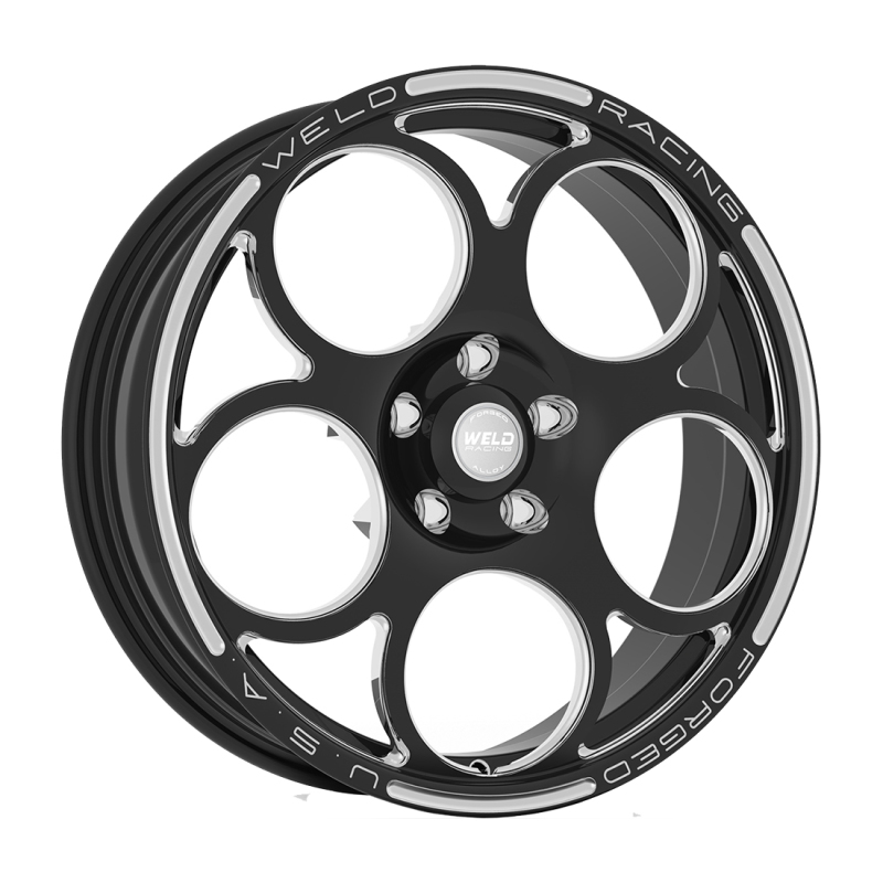 Weld V-Series 18x6 / 5x115 BP / 2.7in. BS Black Wheel - Non-Beadlock - 86B-1806245