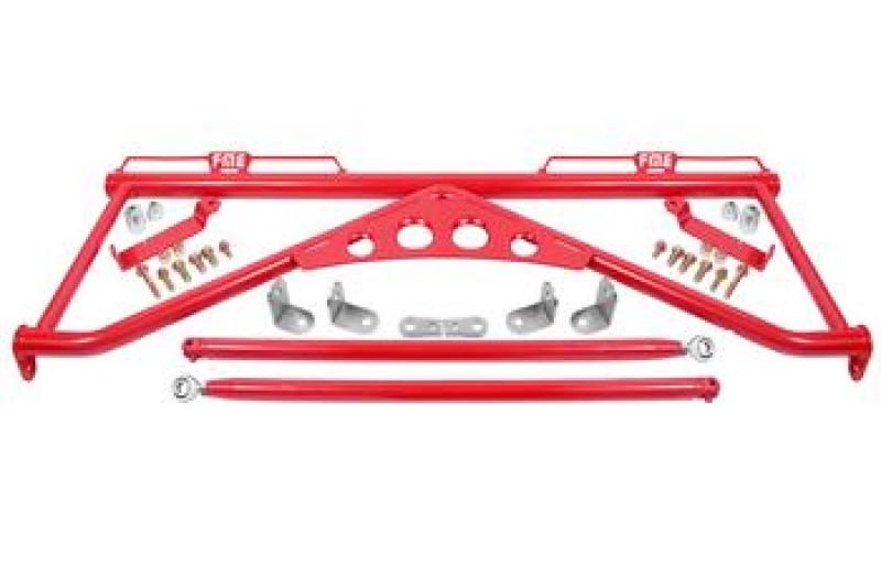 BMR 15-20 Ford Mustang Harness Bar - Red - HB760R