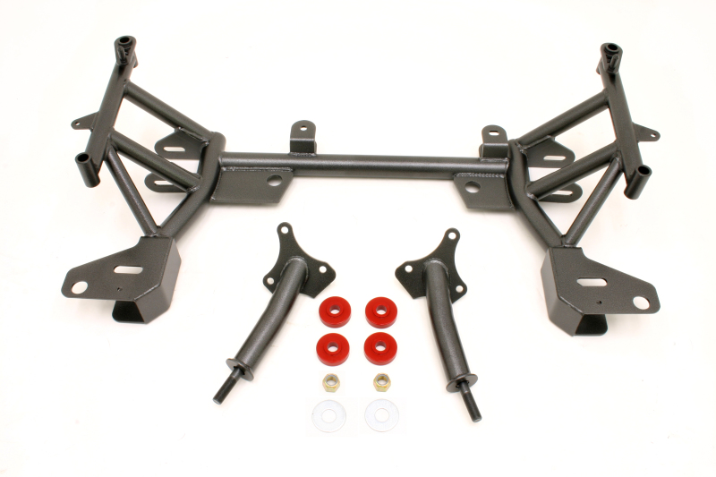 BMR 93-02 F-Body K-Member w/ SBC/BBC Motor Mounts and STD. Rack Mounts - Black Hammertone - KM005H