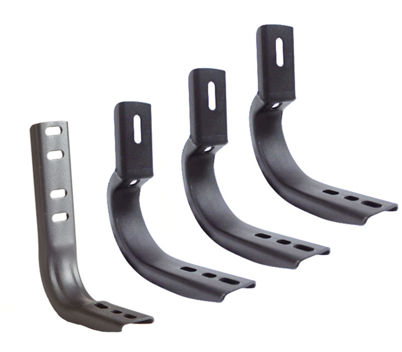 Go Rhino 15-19 Chevy/GMC Silverado/Sierra 2500/3500HD 6.5ft Brackets for OE Xtreme SideSteps - Blk - 6840436