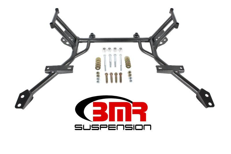 BMR 05-10 S197 Mustang K-Member w/ No Motor Mounts and STD. Rack Mounts - Black Hammertone - KM009H