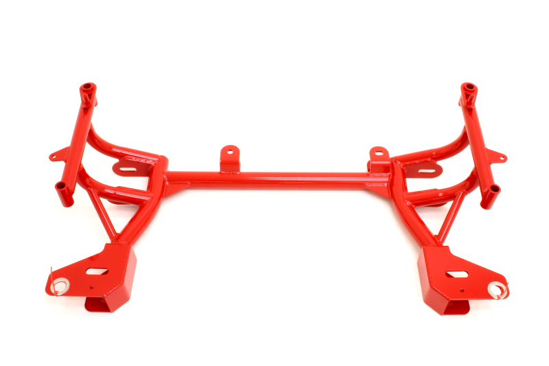 BMR 93-02 F-Body K-Member w/ No Motor Mounts and STD. Rack Mounts - Red - KM014R