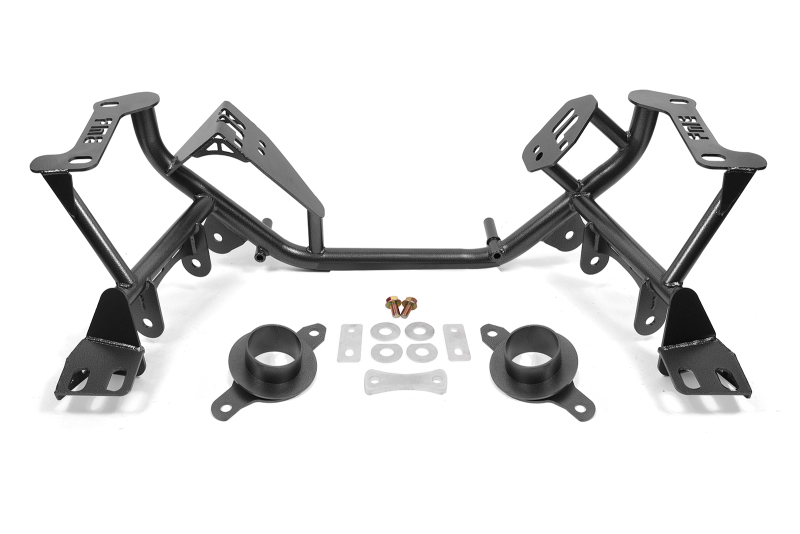 BMR 79-95 Ford Mustang K-Member Standard Version w/Spring Perches - Black Hammertone - KM732H