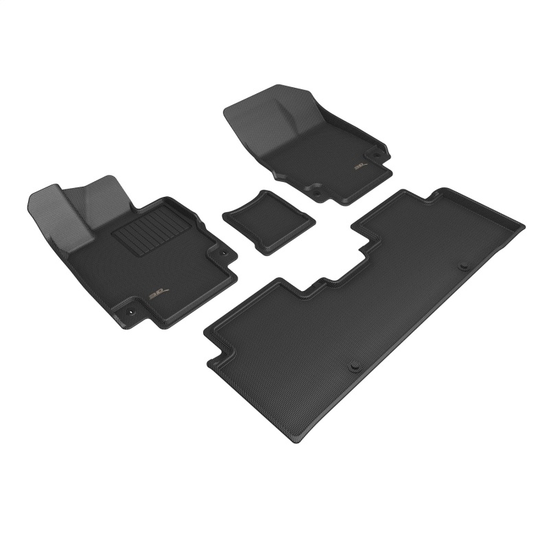 3D Maxpider 2023+ Genesis Gv60 Kagu Floor Mat- Black R1 R2 R3 - L1GS01201509