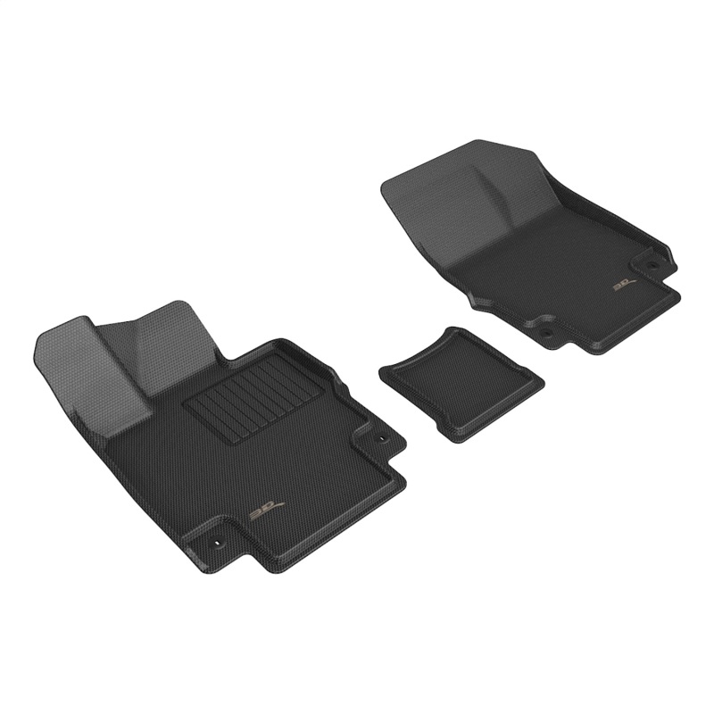 3D Maxpider 2023+ Genesis Gv60 Kagu Floor Mat- Black R1 - L1GS01211509