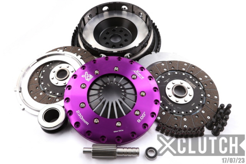 XClutch 08-13 BMW M3 Base 4.0L 9in Twin Solid Organic Clutch Kit - XKBM23599-2G