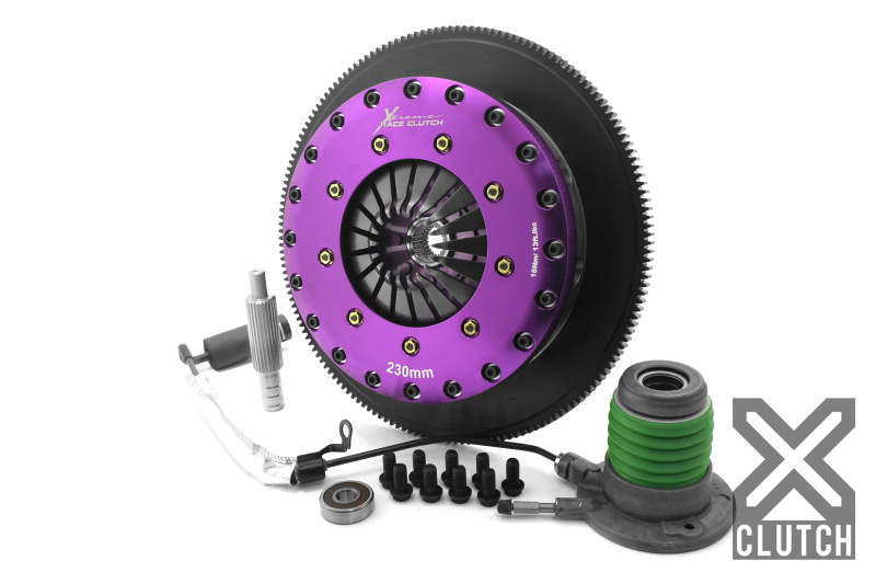 XClutch 09-13 Chevrolet Corvette ZR1 6.2L 9in Twin Solid Ceramic Clutch Kit - XKCR23630-2E