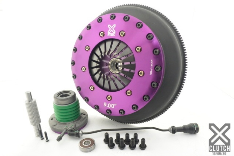 XClutch 14-19 Chevrolet Corvette 6.2L 9in Twin Solid Ceramic Clutch Kit - XKCR23632-2E