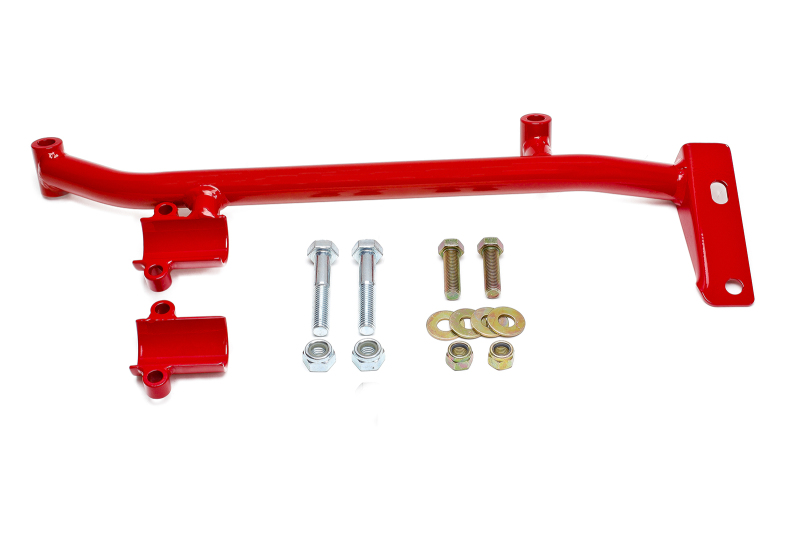 BMR 93-02 F-Body Manual Steering Bracket (For Stock K-Member Only) - Red - RK003R