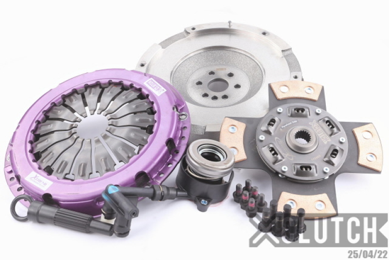 XClutch 14-19 Ford Fiesta ST 1.6L Stage 2 Sprung Ceramic Clutch Kit - XKFD22627-1B