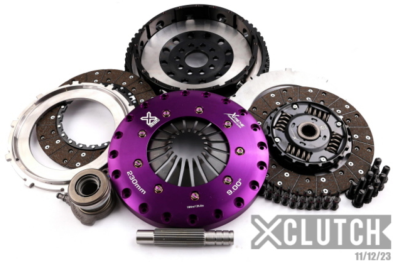 XClutch 05-07 Volvo S40 T5 2.5L 9in Twin Sprung Organic Clutch Kit - XKFD23648-2A